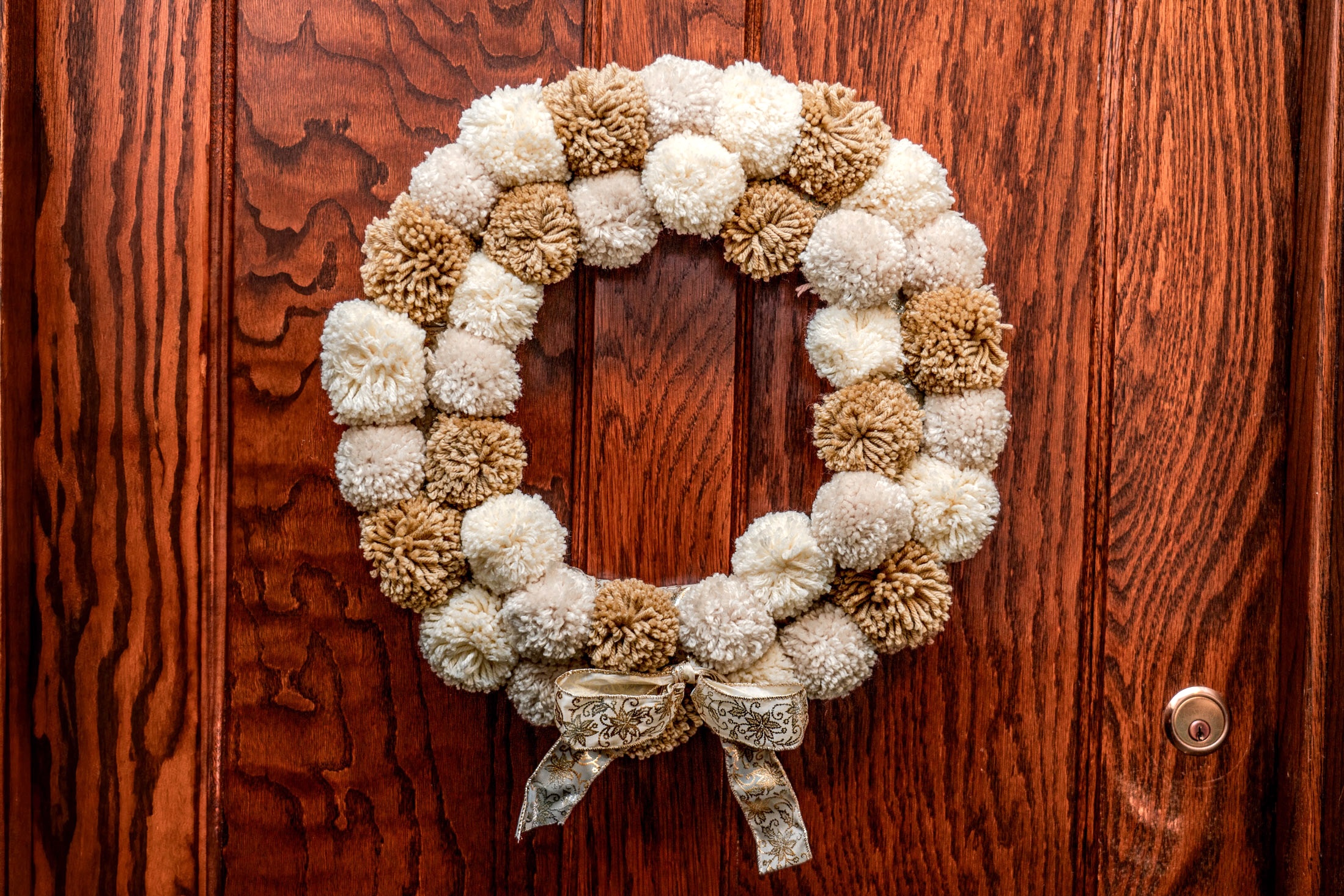 Pom Pom Wreath