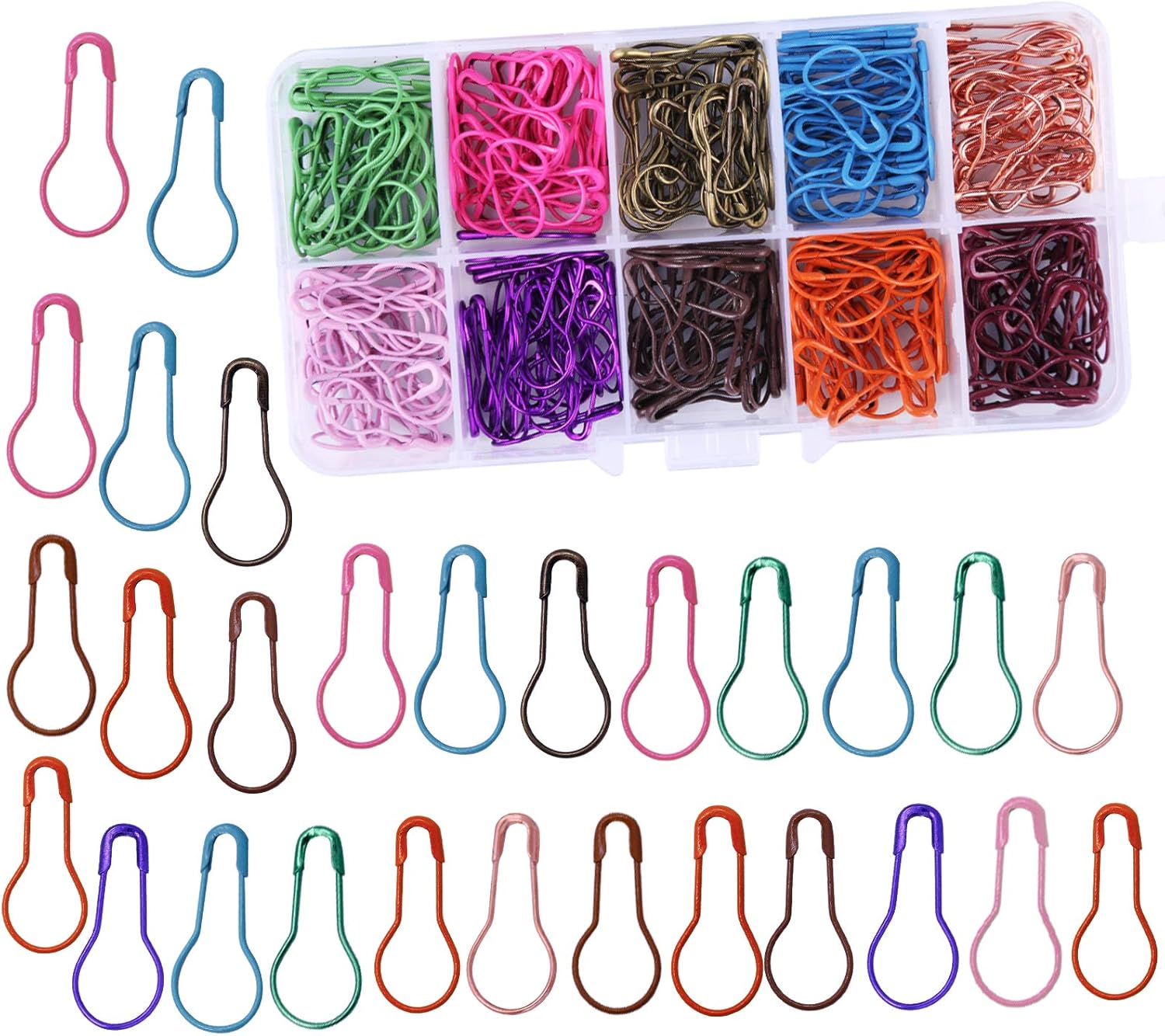 Mayboos 300 Pieces Safety Bulb Pins