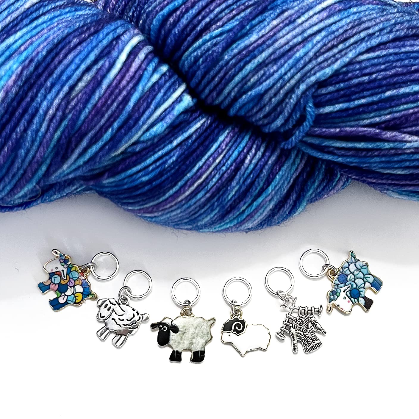 Sheep Stitch Markers for Knitting with Storage Case