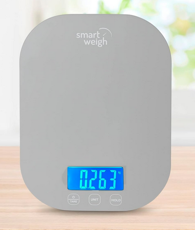 Smart Weigh Food Scale, Digital Kitchen Scale Weight Grams and Ounces for Baking Cooking and Meal Prep 5 Modes Tare Function for Weight Loss, Ingredients, Dieting, and Keto Diet